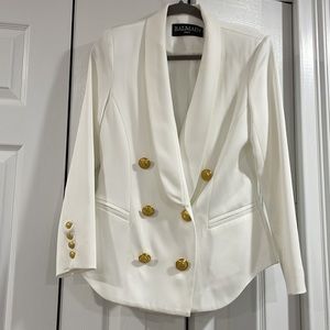 Balmain
double-breasted blazer jacket